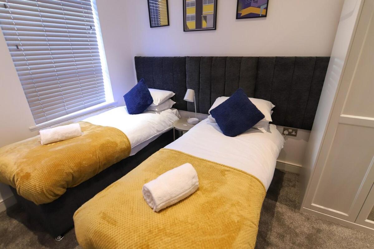 New- Modern 2Br Apt Wifi Sleep5 City Centre Sheffield Exteriör bild