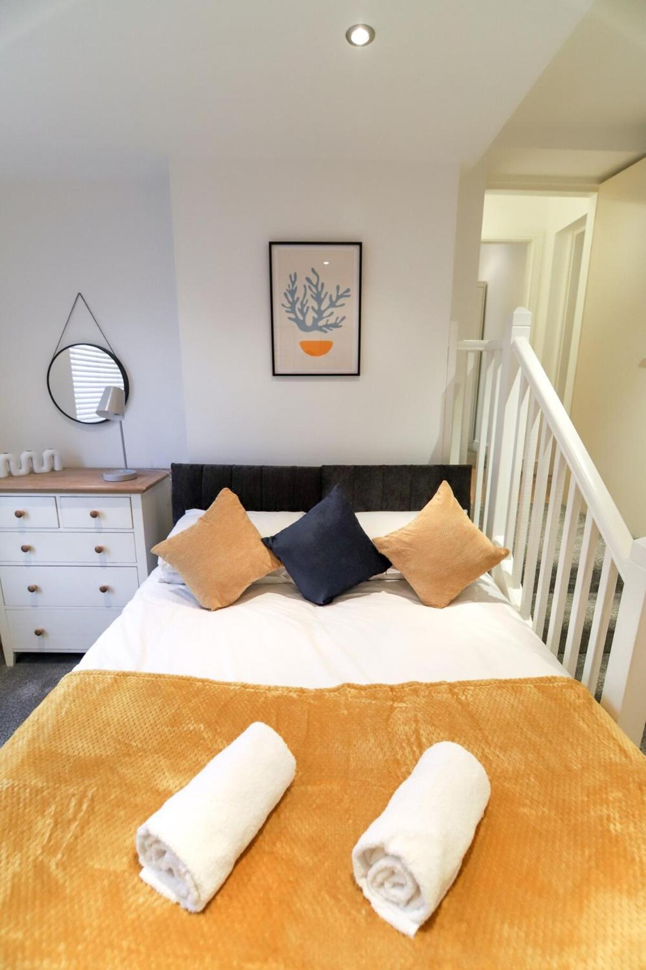 New- Modern 2Br Apt Wifi Sleep5 City Centre Sheffield Exteriör bild